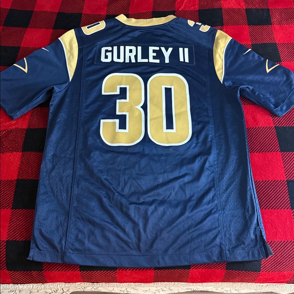 St. Louis Rams #30 Todd Gurley III Super Bowl LIII NFL On Field Home Jersey